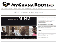 Tablet Screenshot of myghanaroots.com